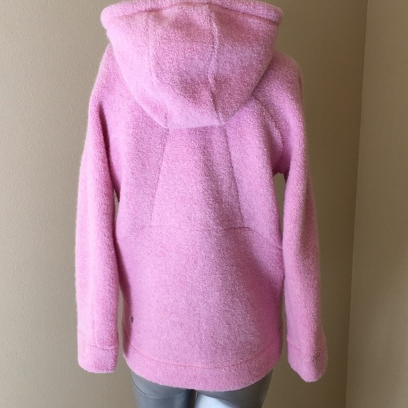 Lululemon So Sherpa Pink Hooded Zip-Up Jacket Size Small - Picture 6 of 12